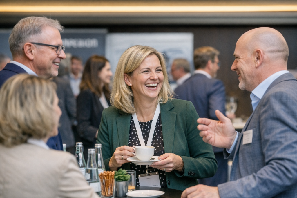 Networking beim Inno-Meeting